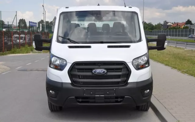 FORD TRANSIT L3 7 OSOBOWY FABRYCZNIE NOWY !!! DOSTĘPNY OD RĘKI !!! DOKA DUBEL KABINA PODWÓJNA KABINA + SKRZYNIA HAK 