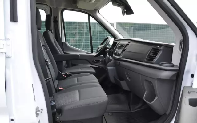 FORD TRANSIT L3 7 OSOBOWY FABRYCZNIE NOWY !!! DOSTĘPNY OD RĘKI !!! DOKA DUBEL KABINA PODWÓJNA KABINA + SKRZYNIA HAK 