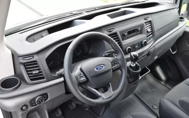 FORD TRANSIT L3 7 OSOBOWY FABRYCZNIE NOWY !!! DOSTĘPNY OD RĘKI !!! DOKA DUBEL KABINA PODWÓJNA KABINA + SKRZYNIA HAK 