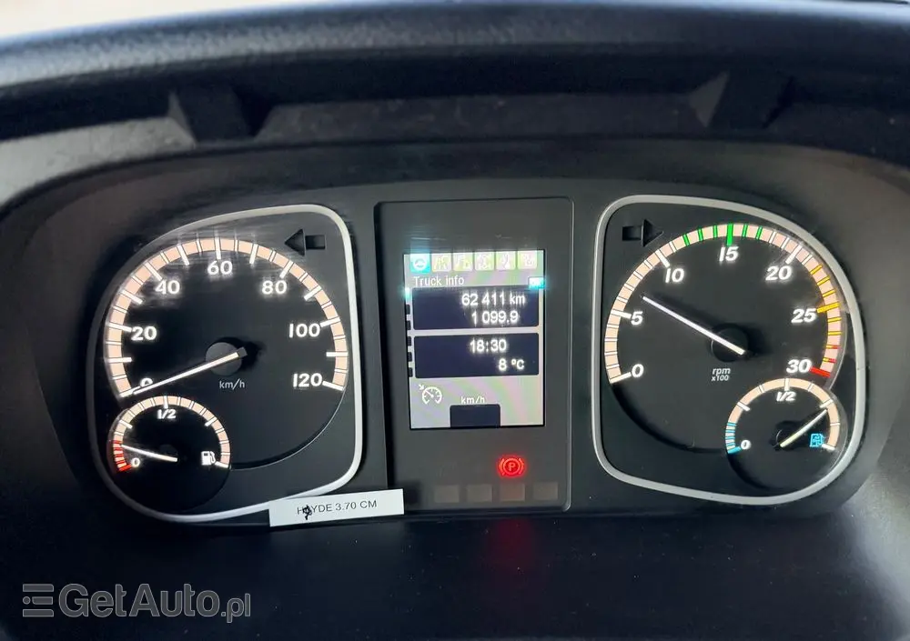 MERCEDES-BENZ ATEGO  /EURO 6 /3 MIEJSCA/KONTENER+WINDA/IZOTERMA/ASO/NISKI PRZEBIEG 62.000km!! 