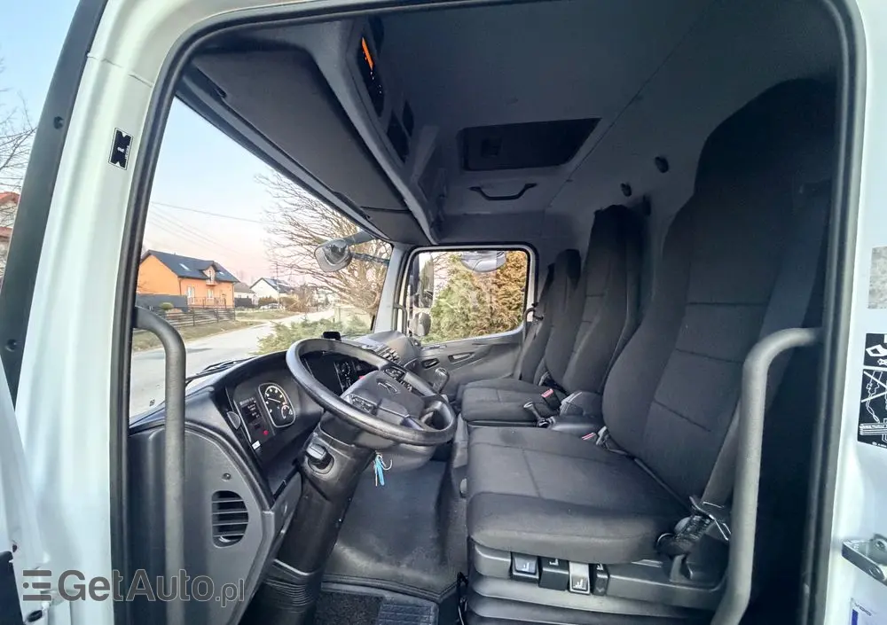 MERCEDES-BENZ ATEGO  /EURO 6 /3 MIEJSCA/KONTENER+WINDA/IZOTERMA/ASO/NISKI PRZEBIEG 62.000km!! 
