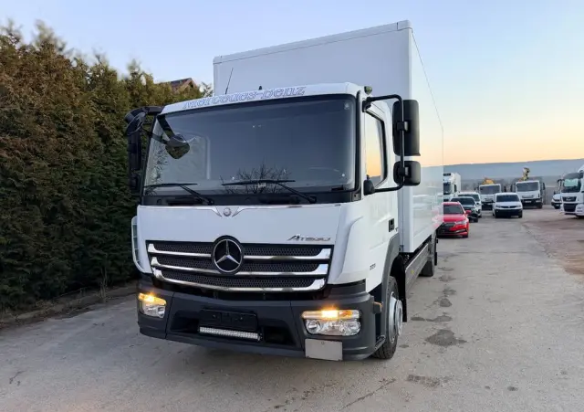 MERCEDES-BENZ ATEGO  /EURO 6 /3 MIEJSCA/KONTENER+WINDA/IZOTERMA/ASO/NISKI PRZEBIEG 62.000km!! 