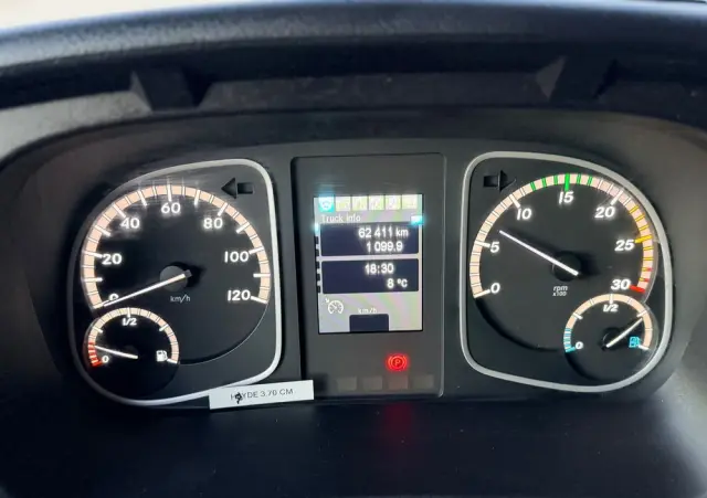 MERCEDES-BENZ ATEGO  /EURO 6 /3 MIEJSCA/KONTENER+WINDA/IZOTERMA/ASO/NISKI PRZEBIEG 62.000km!! 