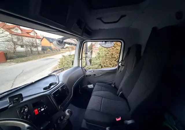 MERCEDES-BENZ ATEGO  /EURO 6 /3 MIEJSCA/KONTENER+WINDA/IZOTERMA/ASO/NISKI PRZEBIEG 62.000km!! 