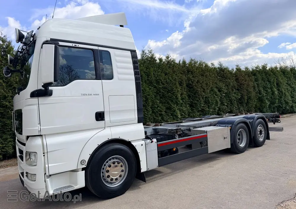 MAN TGX 26.480 / 6x2 / Euro5 / Aso / Bdf / XLX / Laweta / Asenizacyjny 