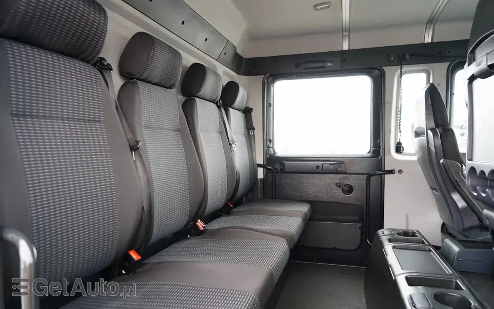 MAN TGM 18.340 / 4X2 / 3 STRONNA WYWROTKA / HYDROBURTA / BRYGADÓWKA 7 MIEJSC / BORDMATIC 