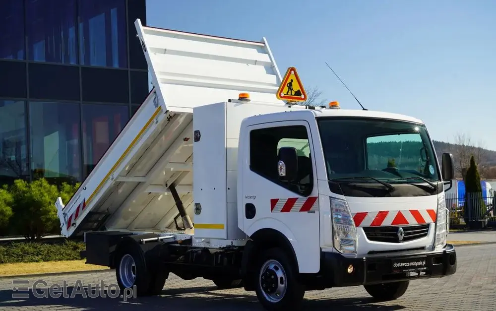 RENAULT MAXITY  DTI 130 / WYWROTKA TYLNOZSYPOWA 3,2 M / BLIŹNIAK / MANUAL / 3 MIEJSCA / SPROWADZONY 