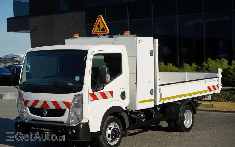 RENAULT MAXITY  DTI 130 / WYWROTKA TYLNOZSYPOWA 3,2 M / BLIŹNIAK / MANUAL / 3 MIEJSCA / SPROWADZONY 