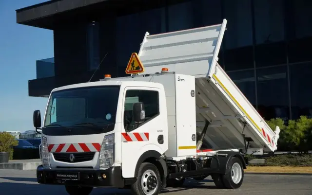 RENAULT MAXITY  DTI 130 / WYWROTKA TYLNOZSYPOWA 3,2 M / BLIŹNIAK / MANUAL / 3 MIEJSCA / SPROWADZONY 