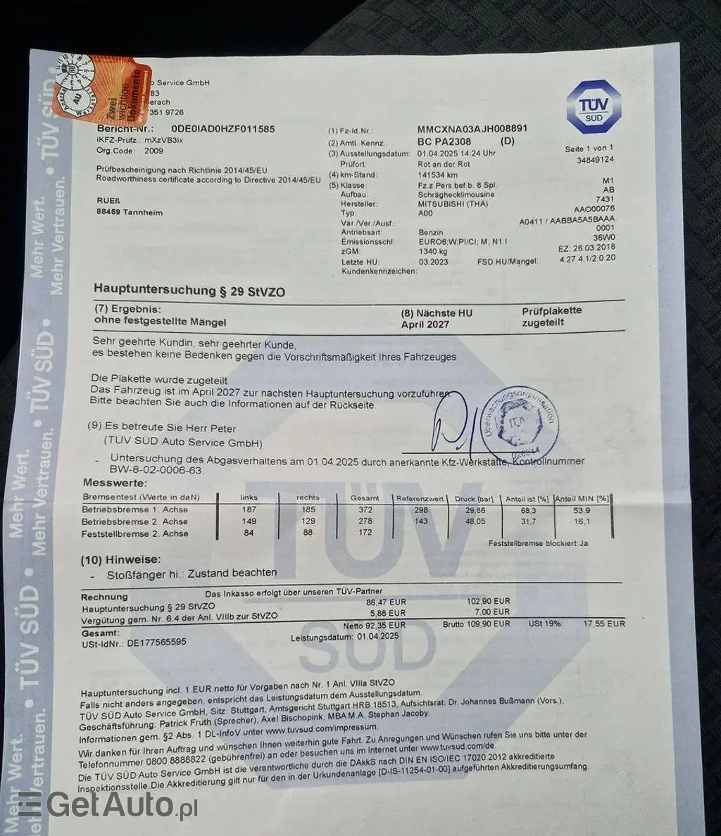 MITSUBISHI Space Star 