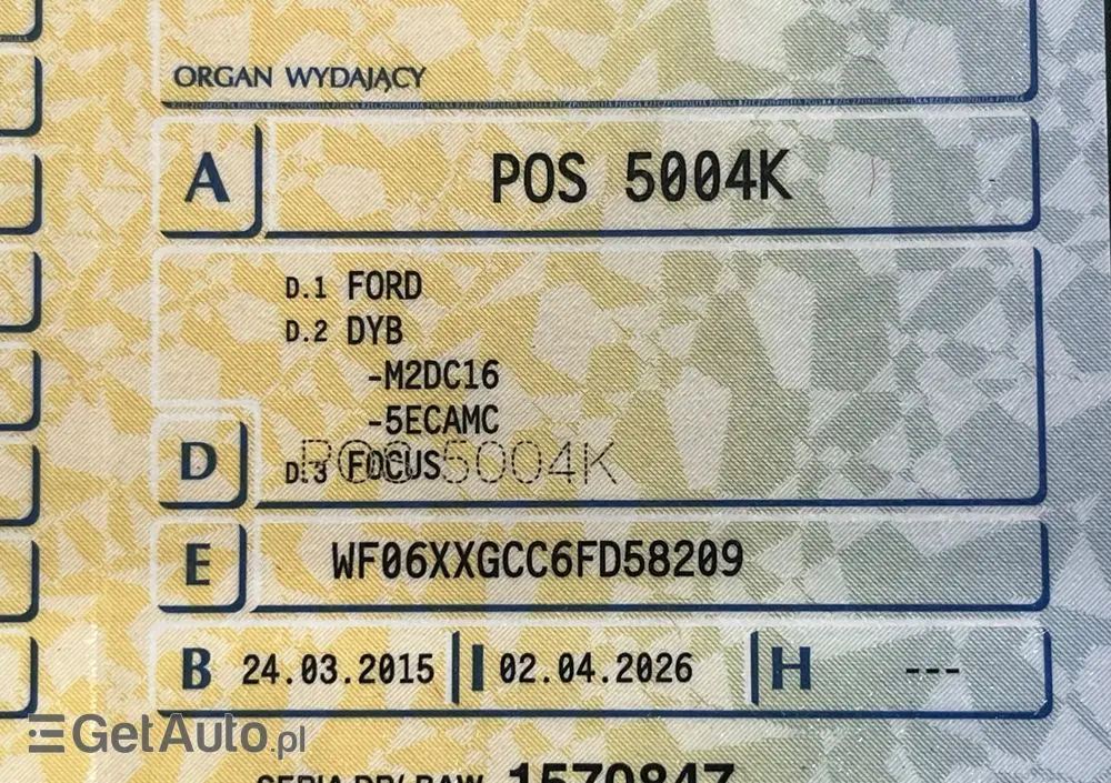 FORD Focus 1.0 EcoBoost Trend