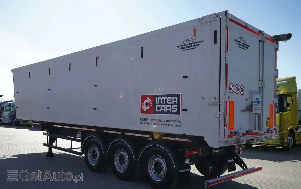 FEBER INTER CARS WYWROTKA 62 M3 / ALUMINIOWA / OŚ PODNOSZONA / 