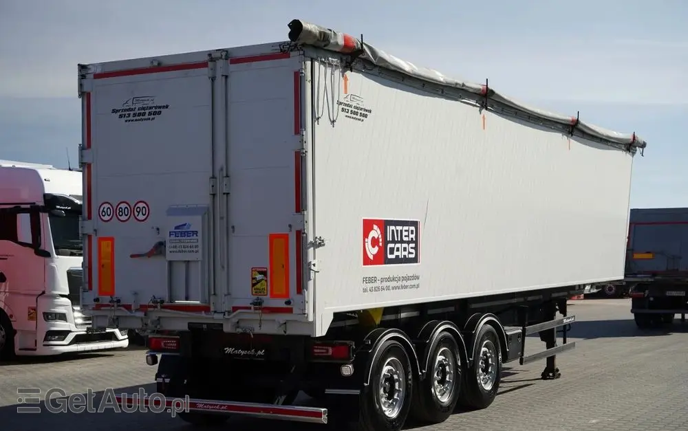 FEBER INTER CARS WYWROTKA 62 M3 / ALUMINIOWA / OŚ PODNOSZONA / 