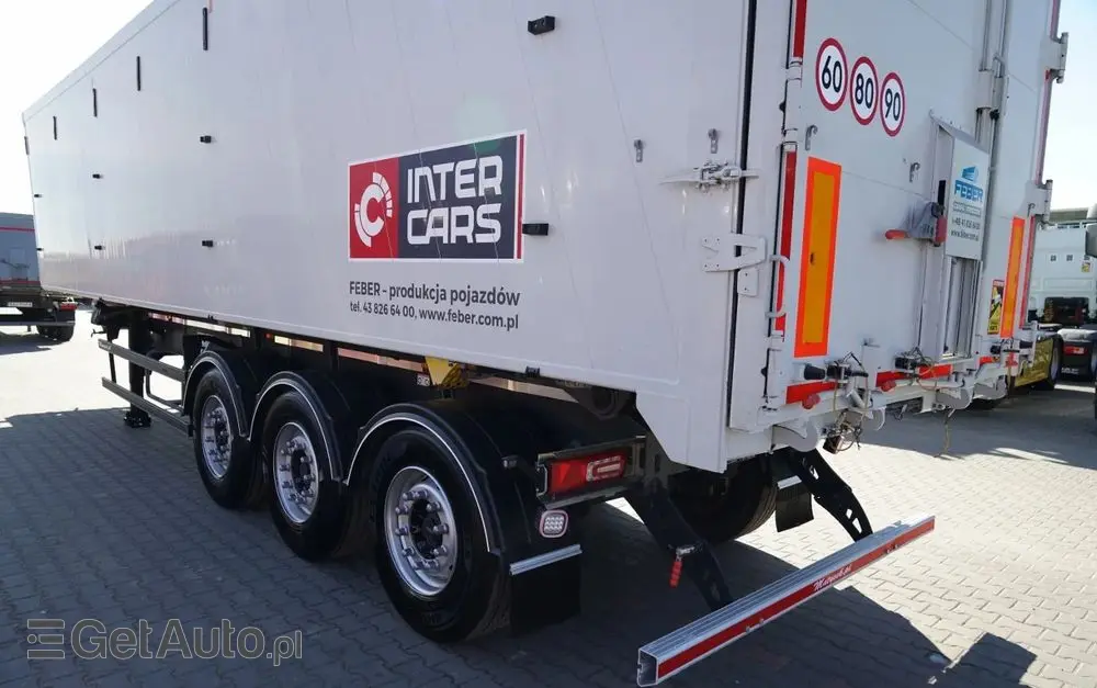 FEBER INTER CARS WYWROTKA 62 M3 / ALUMINIOWA / OŚ PODNOSZONA / 