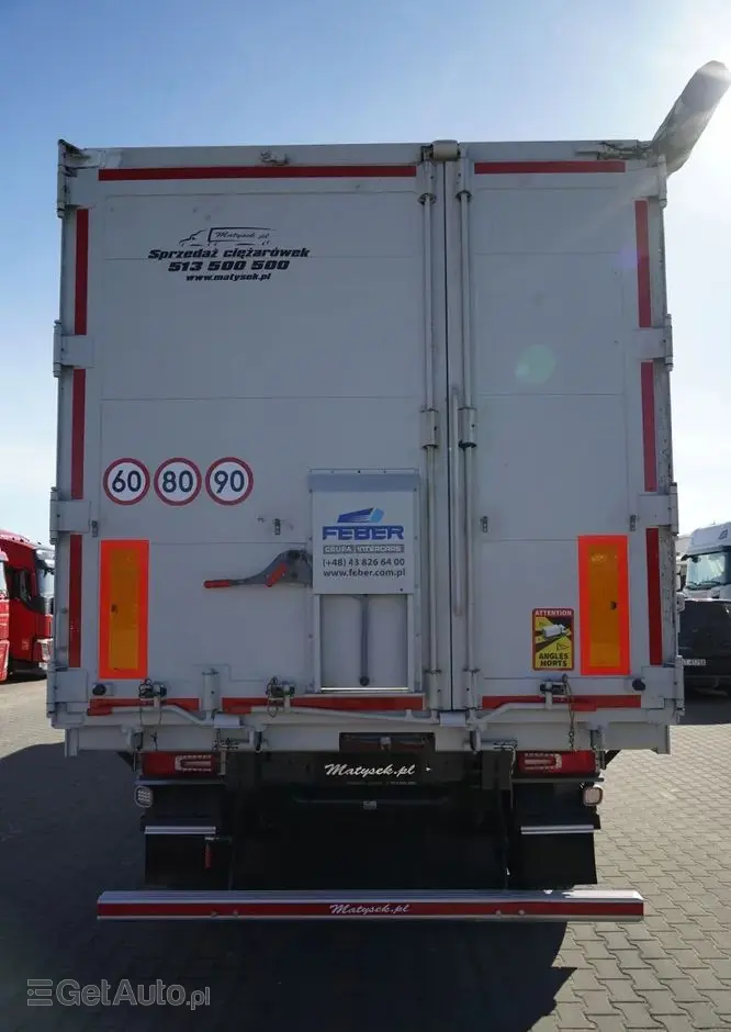 FEBER INTER CARS WYWROTKA 62 M3 / ALUMINIOWA / OŚ PODNOSZONA / 