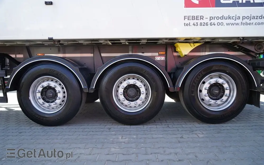 FEBER INTER CARS WYWROTKA 62 M3 / ALUMINIOWA / OŚ PODNOSZONA / 