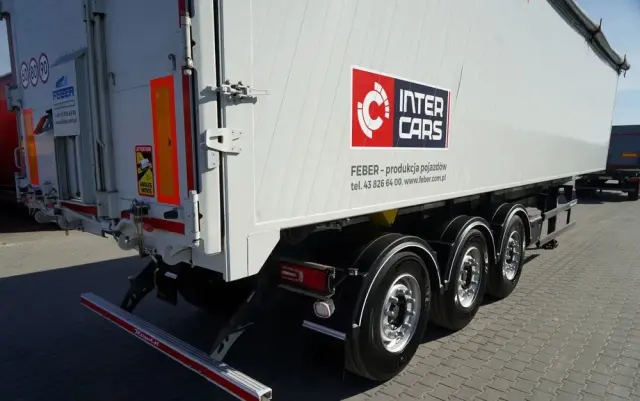 FEBER INTER CARS WYWROTKA 62 M3 / ALUMINIOWA / OŚ PODNOSZONA / 