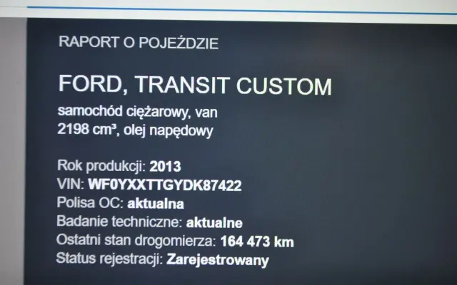 FORD TRANSIT CUSTOM 