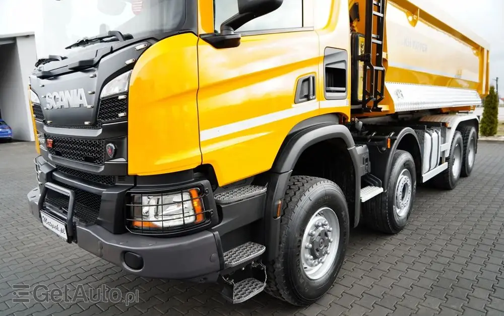 SCANIA P 450 XT  / 8x6 / WYWROTKA TYLNOZSYPOWA / OPTICRUISE / OPONY 100% /  EURO 6 