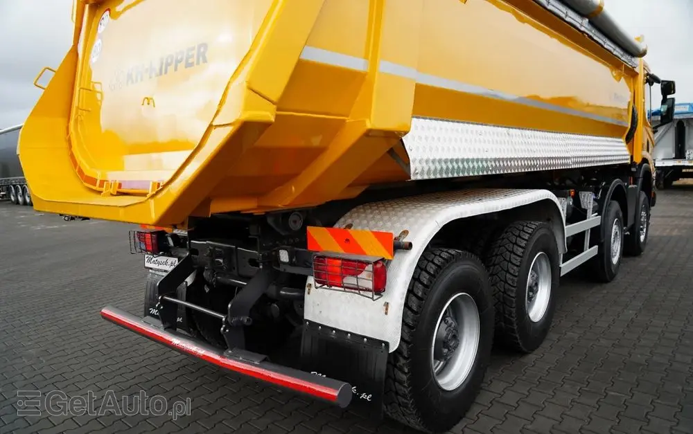 SCANIA P 450 XT  / 8x6 / WYWROTKA TYLNOZSYPOWA / OPTICRUISE / OPONY 100% /  EURO 6 