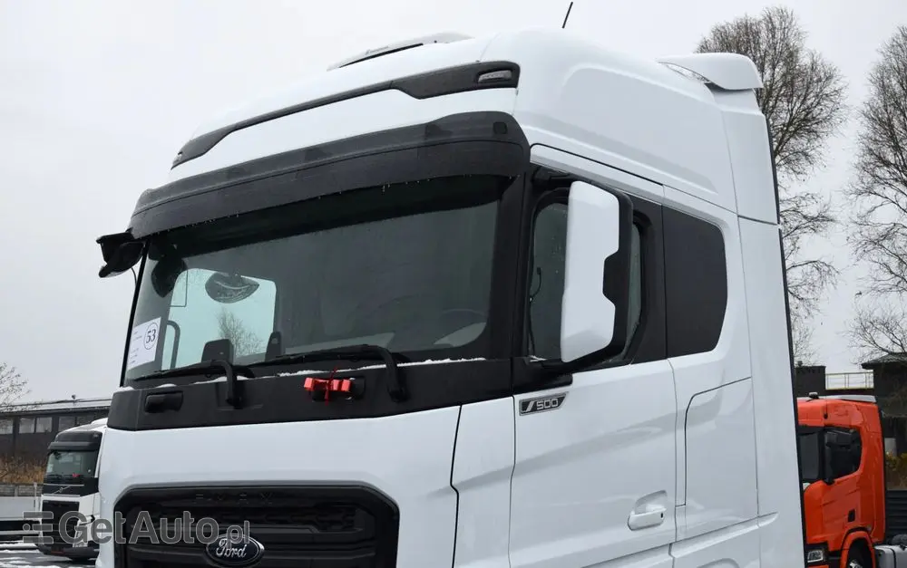 FORD F-MAX 500 / RETARDER / KLIMATYZACJA POSTOJOWA / ACC / NAWIGACJA / KLIMA / LEDY / 2 ZBIORNIKI / FULL SPILERY / 2023 / NISKI PRZEBIEG / FULL OPCJA / GWARANCJA PRODUCENTA / SERWISOWANY / SPROWADZONY 