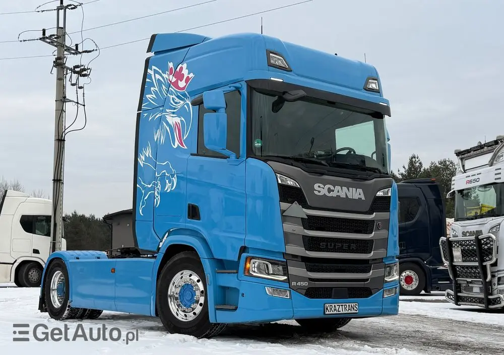 SCANIA R450 na kontrakcie serwisowym Scania z Niemiec idealny stan KrazTrans 