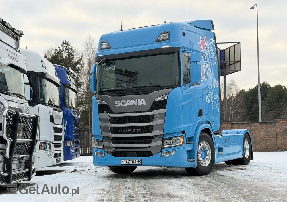 SCANIA R450 na kontrakcie serwisowym Scania z Niemiec idealny stan KrazTrans 