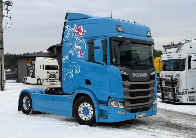 SCANIA R450 na kontrakcie serwisowym Scania z Niemiec idealny stan KrazTrans 