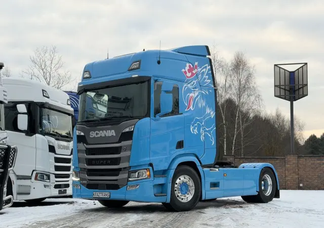 SCANIA R450 na kontrakcie serwisowym Scania z Niemiec idealny stan KrazTrans 
