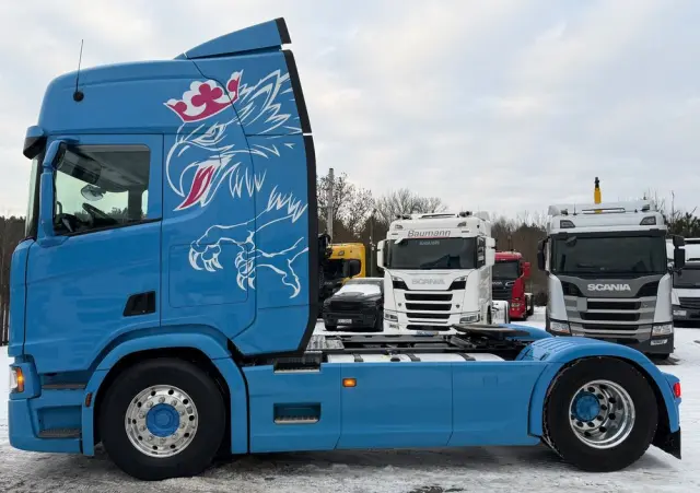 SCANIA R450 na kontrakcie serwisowym Scania z Niemiec idealny stan KrazTrans 