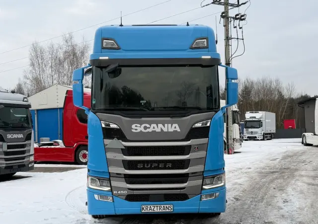 SCANIA R450 na kontrakcie serwisowym Scania z Niemiec idealny stan KrazTrans 