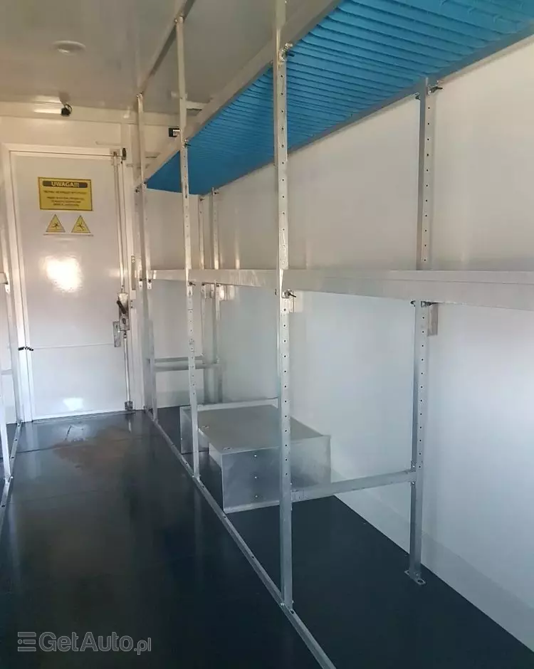 IVECO DAILY KONTENER NISKOPODŁOGOWY 4,43x2,23x2,42 SKLEP FOODTRUCK BAR KLIMA KONIOWÓZ KAMPER 