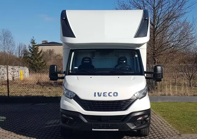 IVECO DAILY KONTENER NISKOPODŁOGOWY 4,43x2,23x2,42 SKLEP FOODTRUCK BAR KLIMA KONIOWÓZ KAMPER 