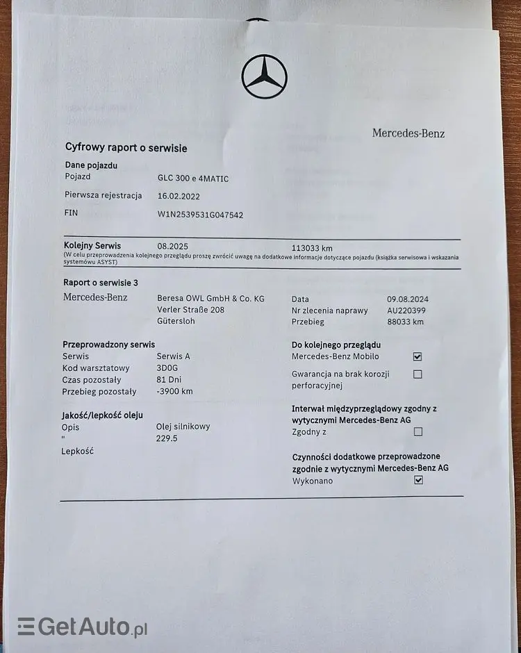 MERCEDES-BENZ GLC 300 e 4-Matic