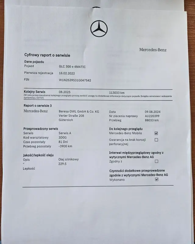 MERCEDES-BENZ GLC 300 e 4-Matic