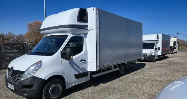 RENAULT Master 2x +zabudowa 12 palet-reg wysokości Spanie XXL 