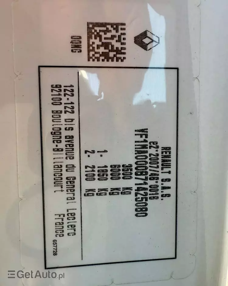 RENAULT 2023/MASTER/L3H2/135KM/Klima/tempomat/multifunkcja/Bliss/ 