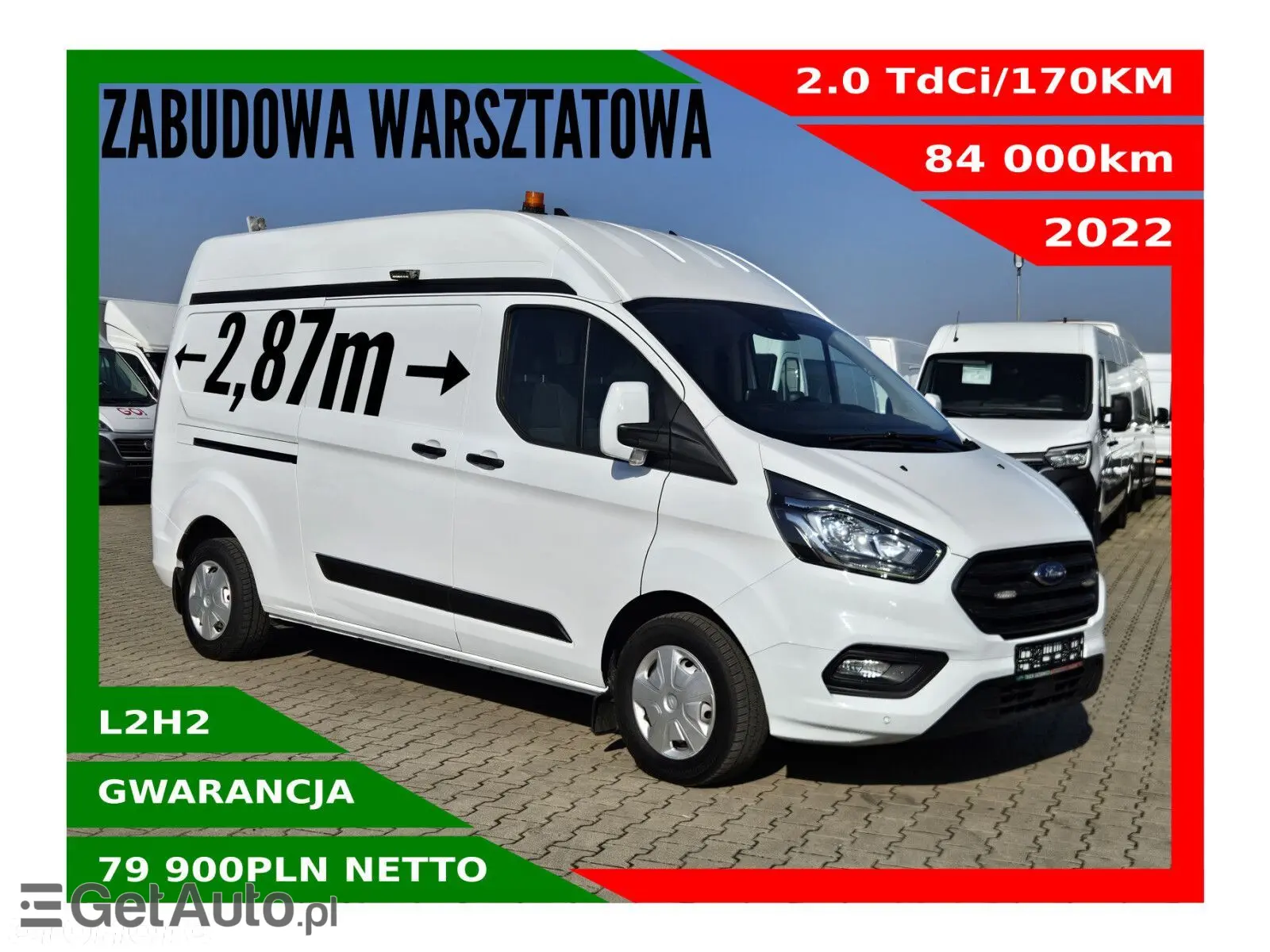 FORD Transit Custom L2 Trail