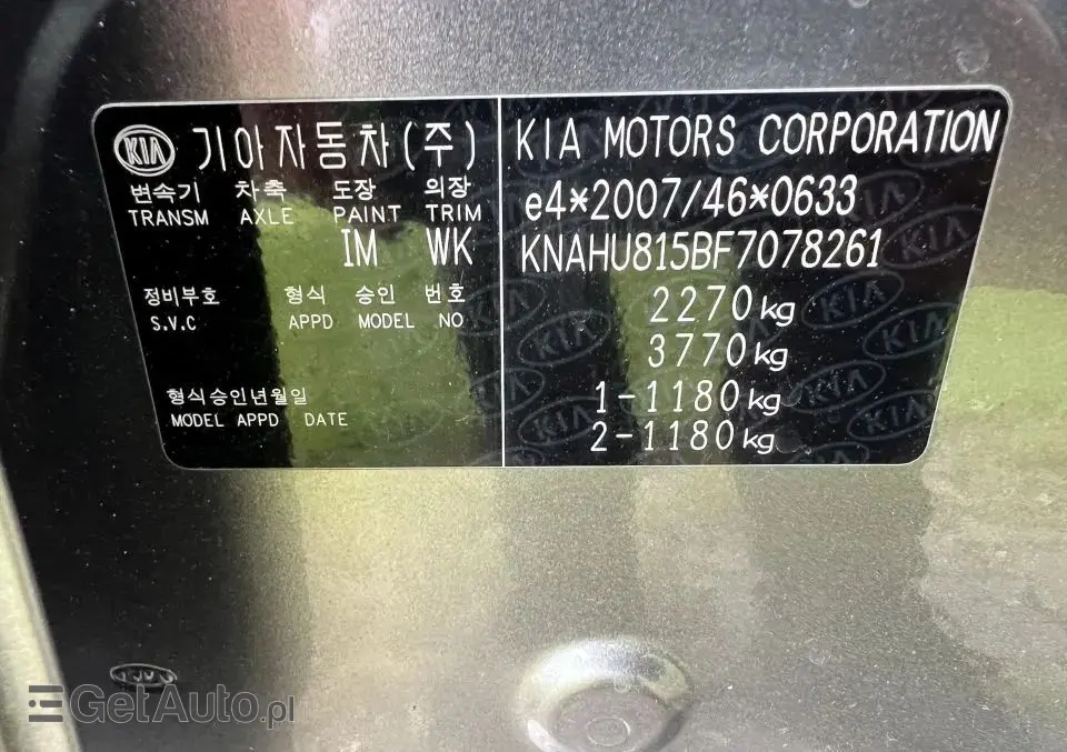 KIA Carens 1.7 CRDi XL 7os