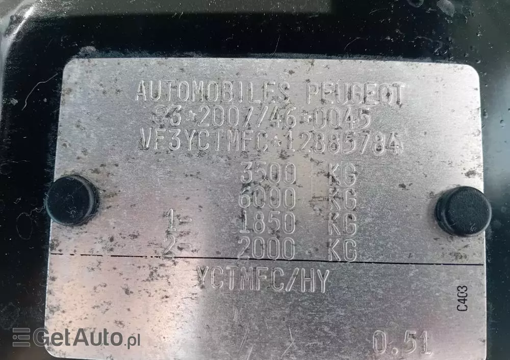 PEUGEOT Boxer Brygadówka 