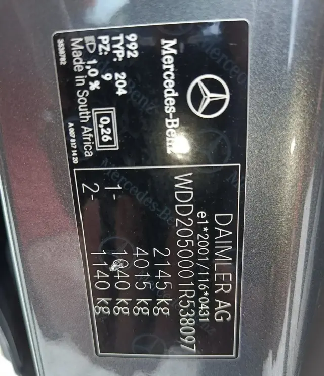 MERCEDES-BENZ Klasa C 