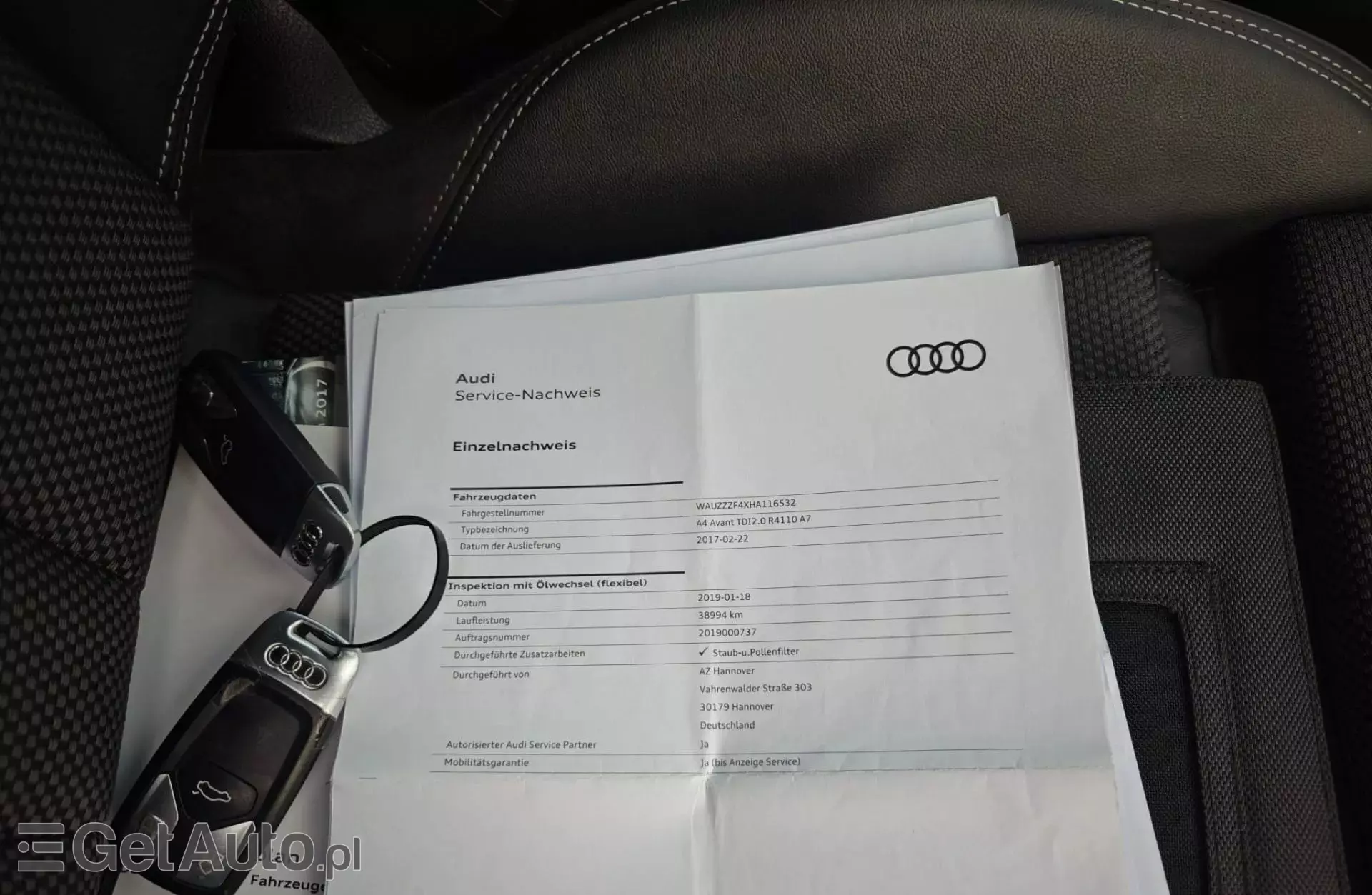 AUDI A4 2.0 TDI ultra (150 KM)