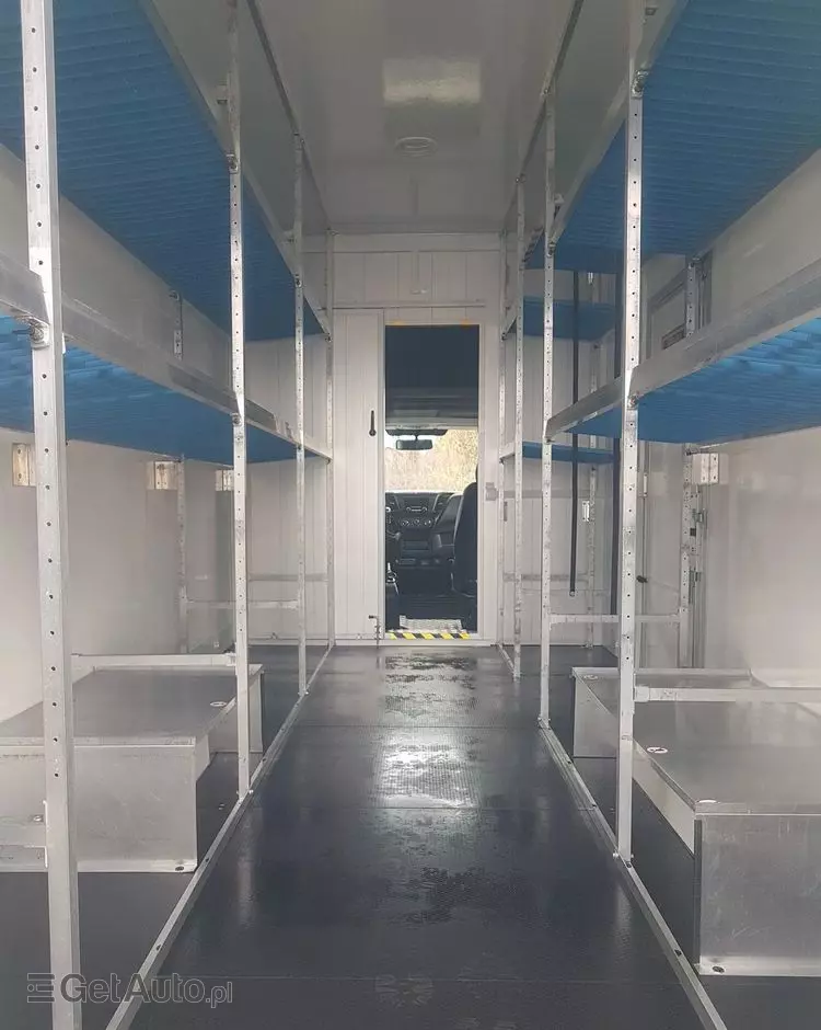 IVECO DAILY KONTENER NISKOPODŁOGOWY 4,43x2,23x2,42 SKLEP BAR FOODTRUCK KAMPER KLIMA 