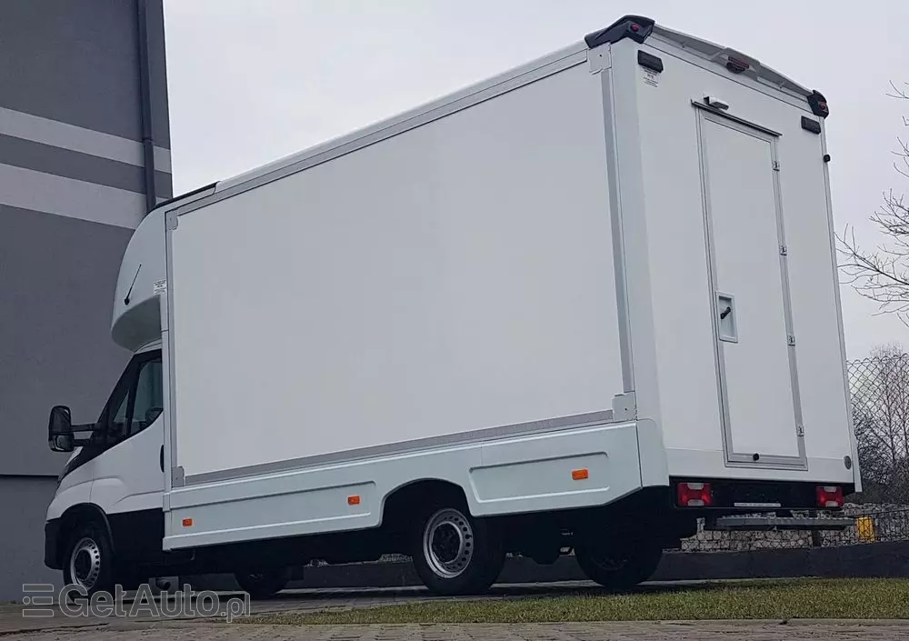 IVECO DAILY KONTENER NISKOPODŁOGOWY 4,43x2,23x2,42 SKLEP BAR FOODTRUCK KAMPER KLIMA 