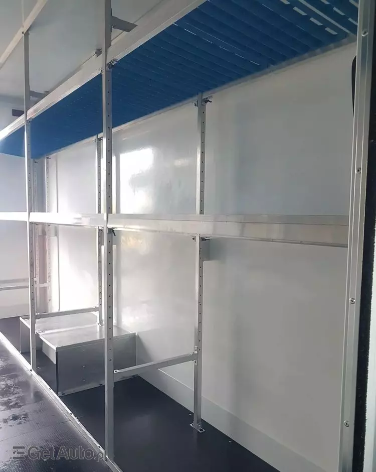 IVECO DAILY KONTENER NISKOPODŁOGOWY 4,43x2,23x2,42 SKLEP BAR FOODTRUCK KAMPER KLIMA 