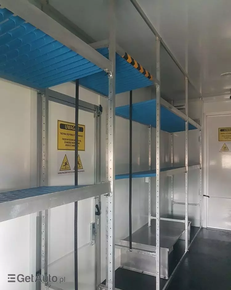 IVECO DAILY KONTENER NISKOPODŁOGOWY 4,43x2,23x2,42 SKLEP BAR FOODTRUCK KAMPER KLIMA 