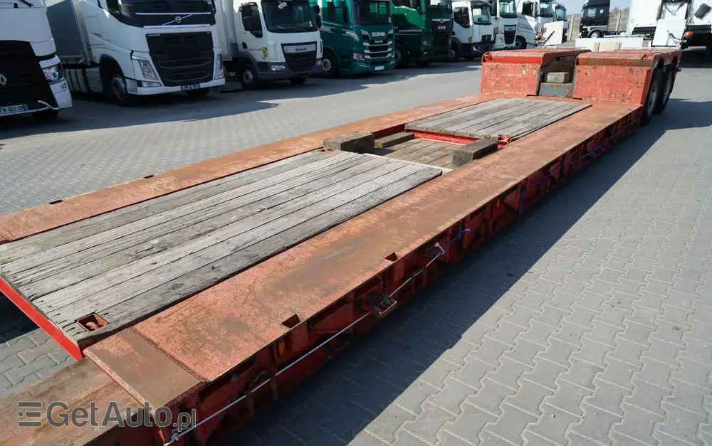 NOOTEBOOM NISKOPODWOZIE / ROZPINANA / TIEFBETT / ROZCIĄGANA / LAWETA / 19,5 M / DMC:  55 TON / 