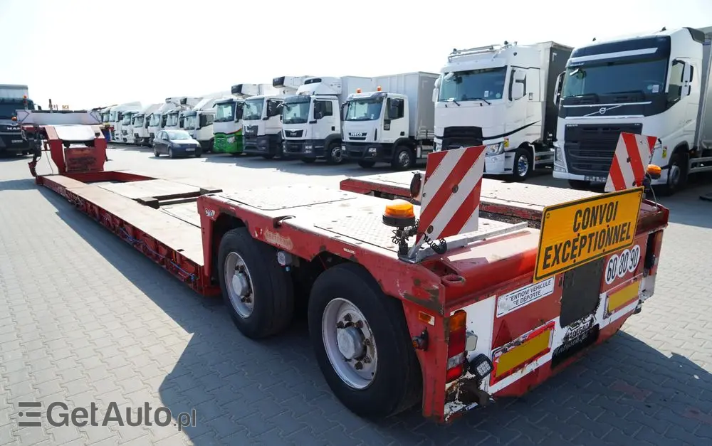 NOOTEBOOM NISKOPODWOZIE / ROZPINANA / TIEFBETT / ROZCIĄGANA / LAWETA / 19,5 M / DMC:  55 TON / 