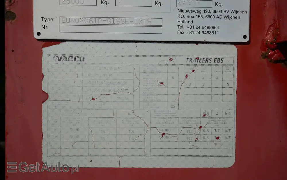 NOOTEBOOM NISKOPODWOZIE / ROZPINANA / TIEFBETT / ROZCIĄGANA / LAWETA / 19,5 M / DMC:  55 TON / 