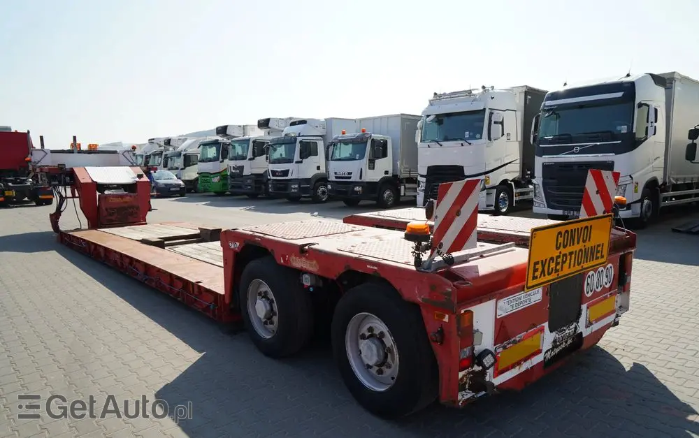 NOOTEBOOM NISKOPODWOZIE / ROZPINANA / TIEFBETT / ROZCIĄGANA / LAWETA / 19,5 M / DMC:  55 TON / 